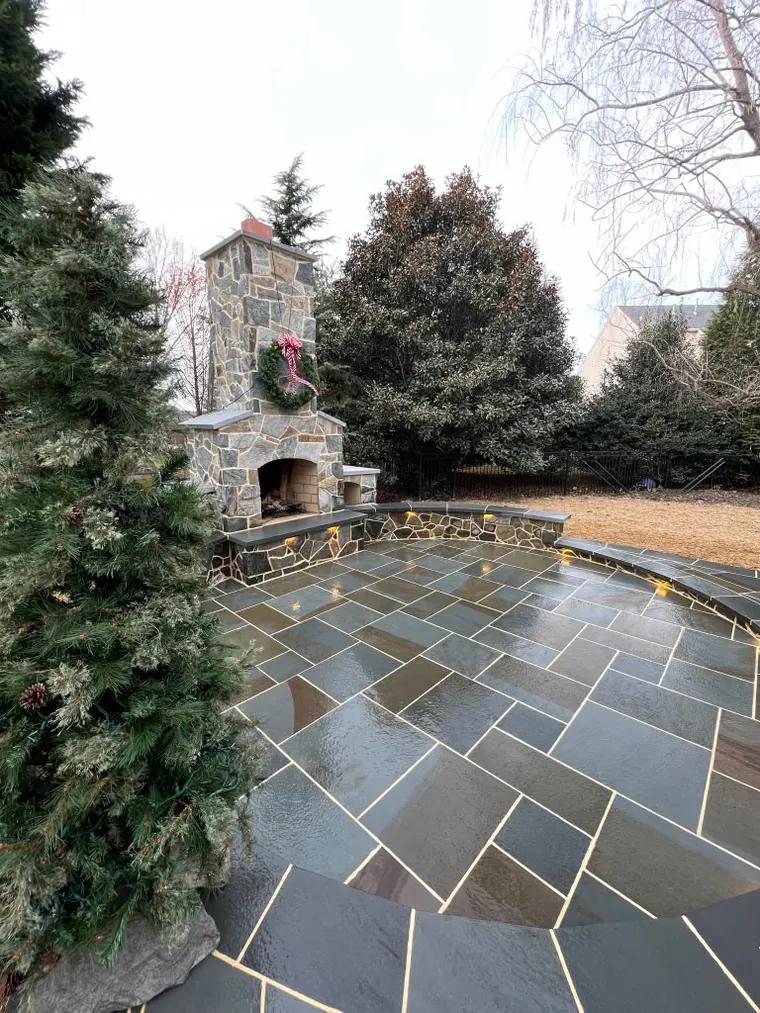 Hardscaping project by DreamScapes Masonry and Concrete in the greater Baltimore area