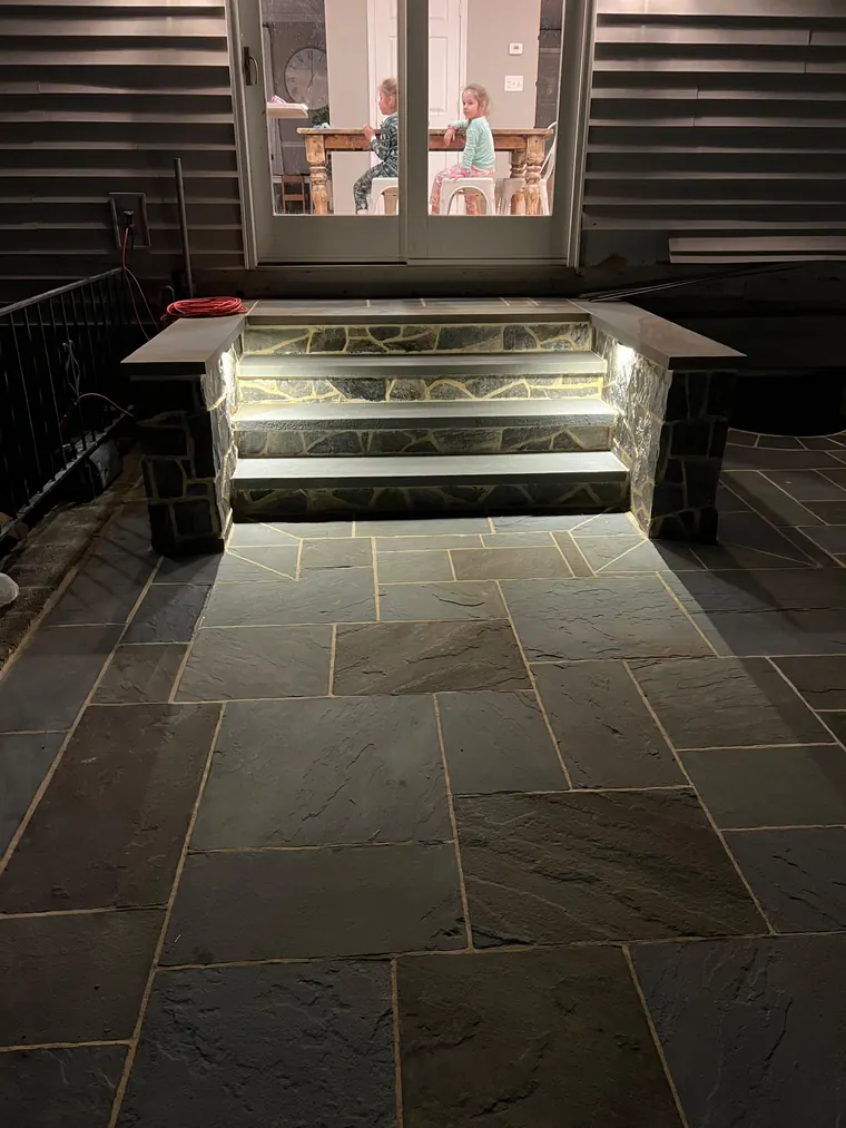 Hardscaping project by DreamScapes Masonry and Concrete in the greater Baltimore area